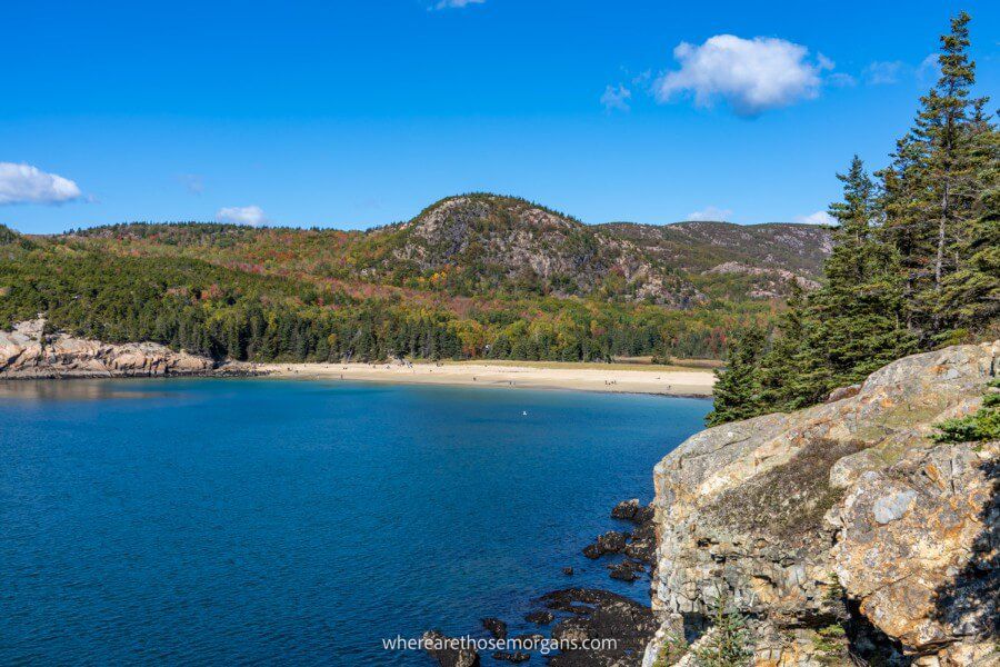 Acadia National Park in Bar Harbor, Maine, offering breathtaking landscapes