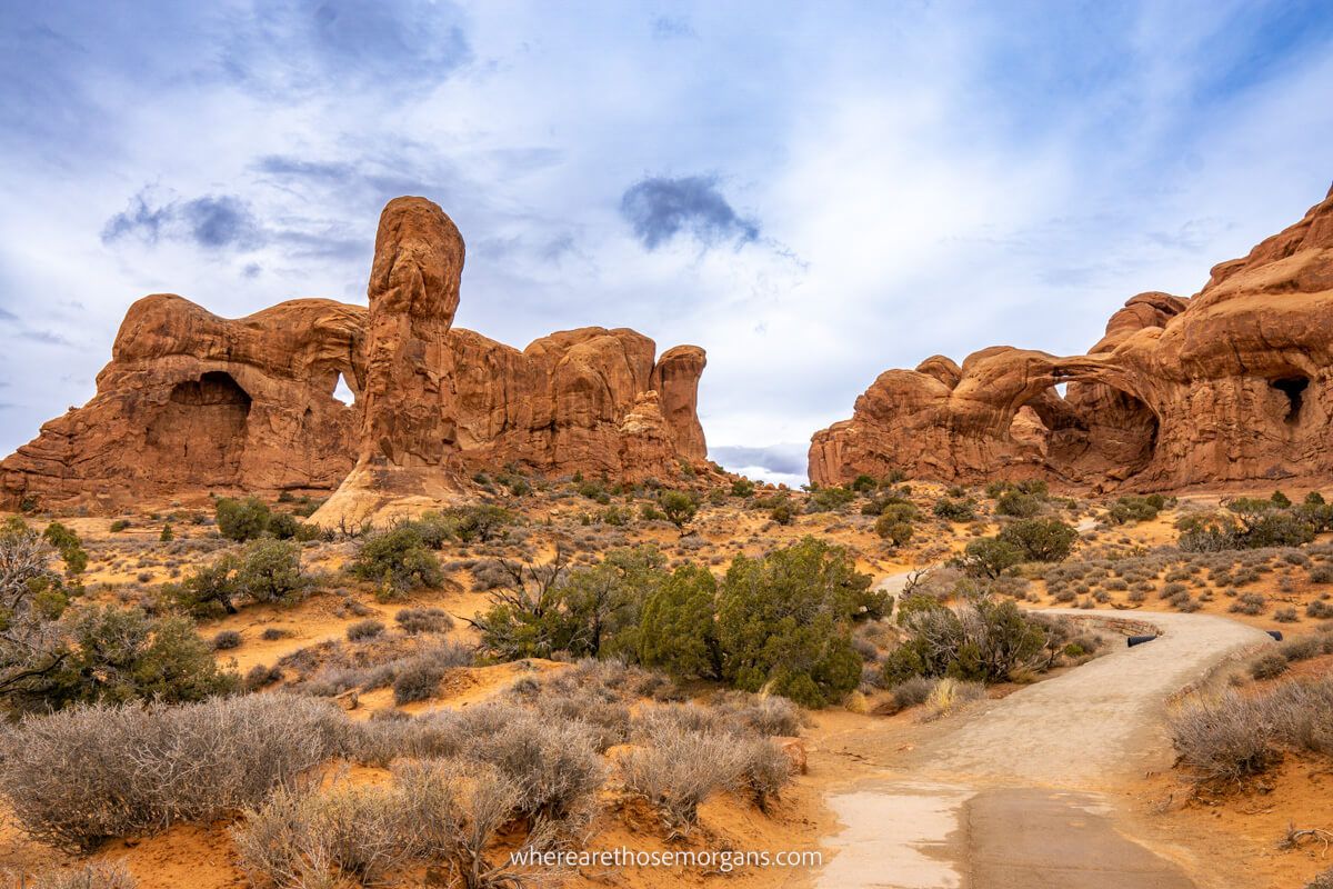 Arches National Park is the most popular place to visit in Moab USA with mind-blowing rock formations