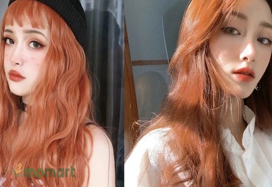 Bắt trend đỉnh của chóp với màu tóc cam rực rỡ