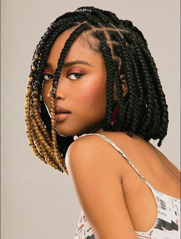 Bob knotless braids