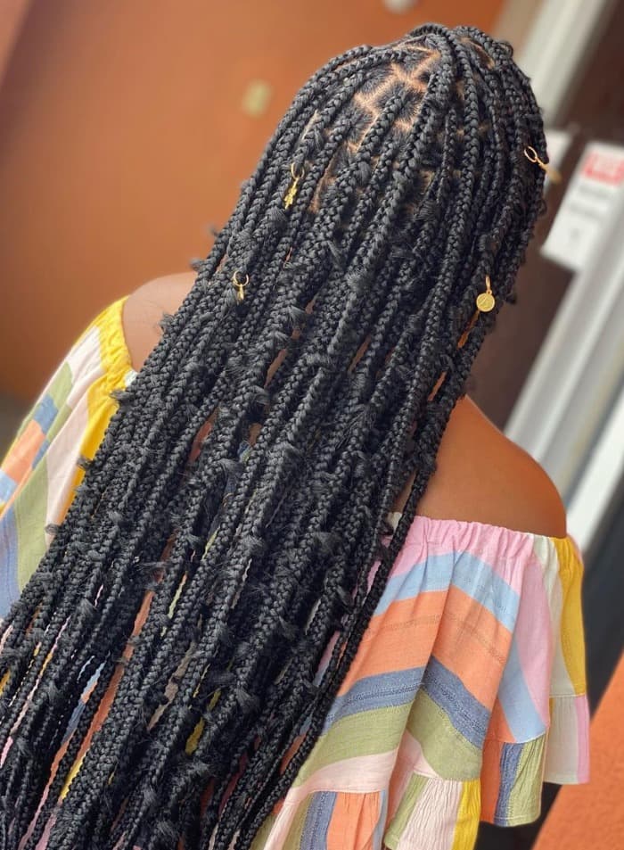 Butterfly Knotless Braids