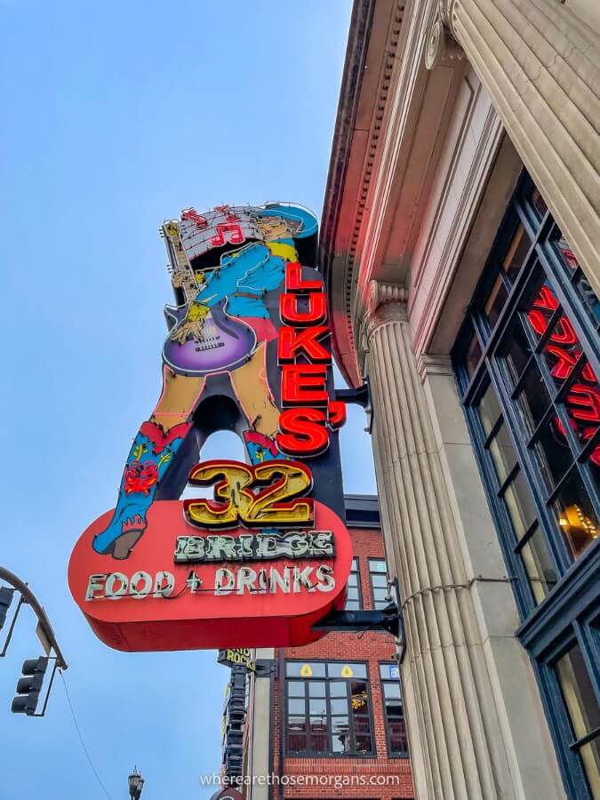 Country western music bar and restaurant in Nashville, Tennessee, one of the best places to visit in the US