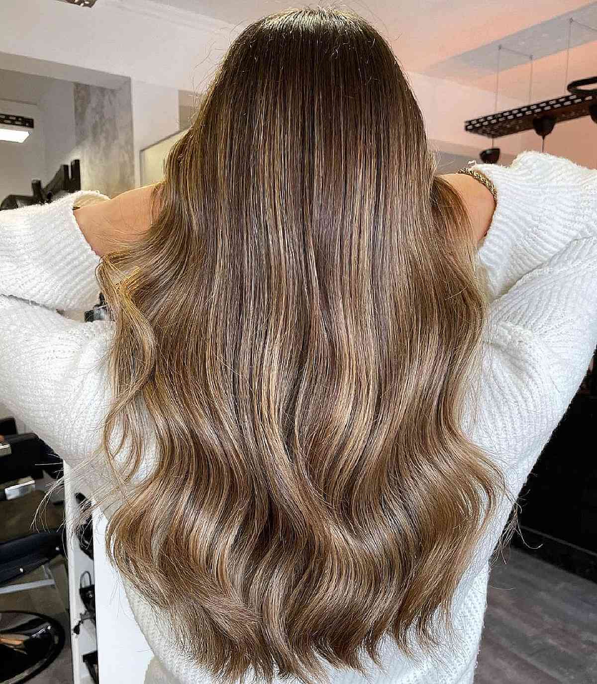 Sun-Kissed Caramel Balayage Hair Color