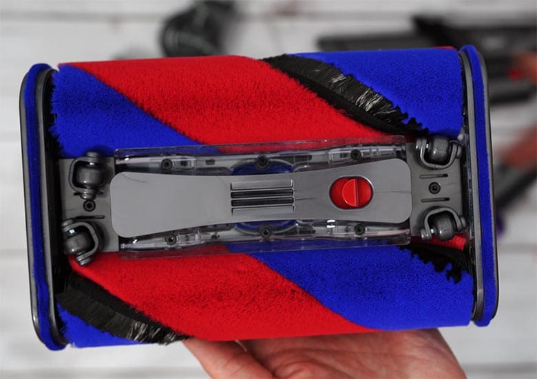 Shark Vertex cordless nozzle after 12-inch test