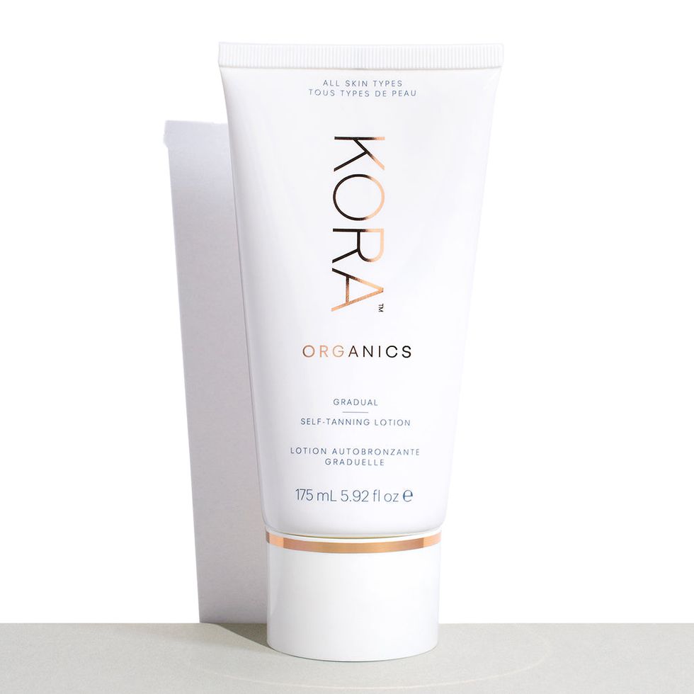 Glow Protect and Tan Sunscreen Lotion with Gradual Self Tanner SPF 45