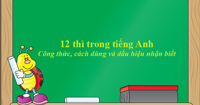 các thì trong tiếng Anh