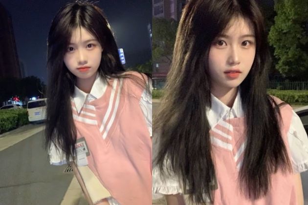 Tóc layer ngắn cho mặt tròn mái ngang uốn xoă