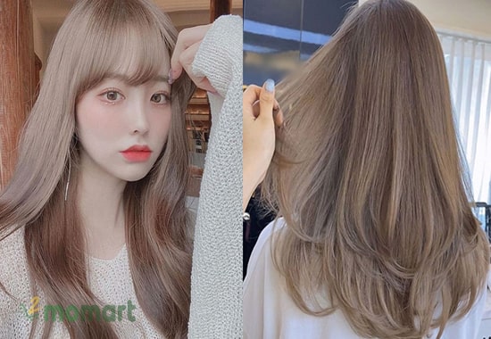 Tóc màu trà sữa đang được các cô nàng cực kỳ yêu thích