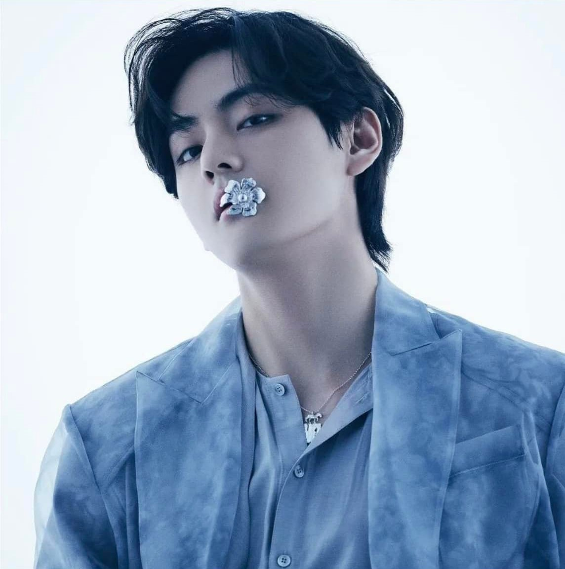 V (BTS) cá»±c pháº©m trong tÃ³c mullet nam