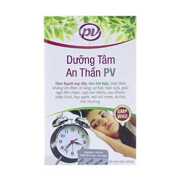 Viên uống Dưỡng Tâm An Thần PV