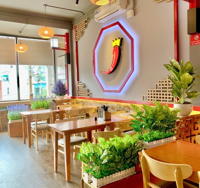 Không gian tại Mì cay Seoul