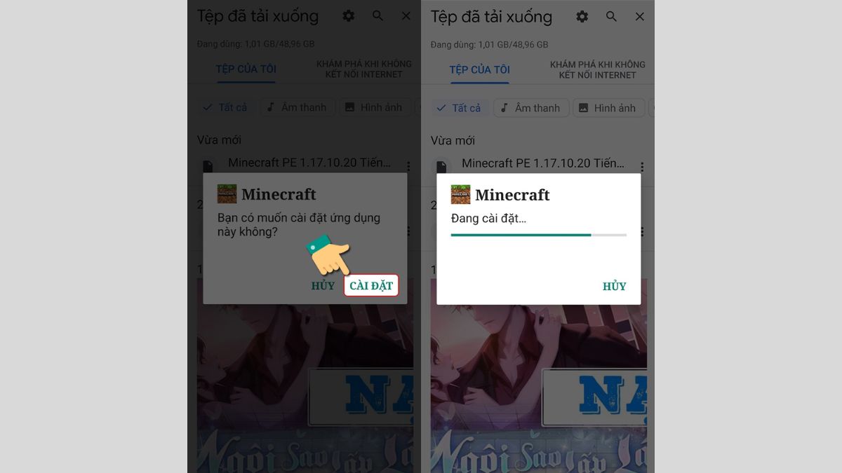 Tải Minecraft PE trên Android
